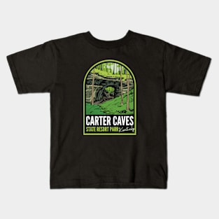 Carter Caves State Park KY Kids T-Shirt